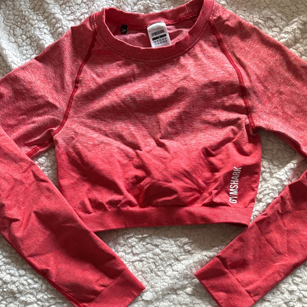 Gymshark Vibrant Red Crop Top